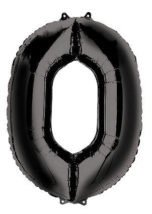 Black Jumbo Number Balloons 34" | 1 ct - Zurchers