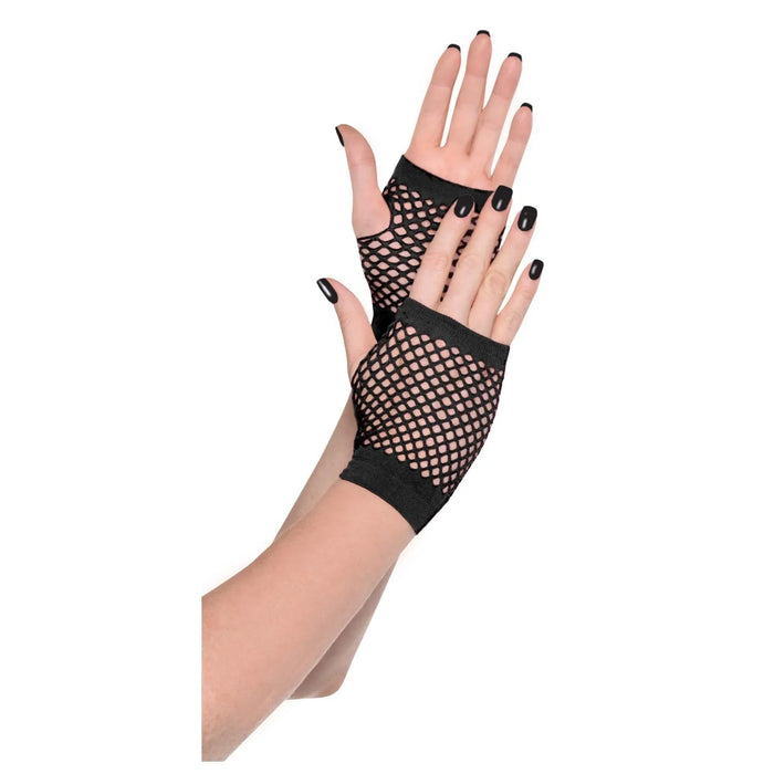 Black Short Fishnet Gloves | 1pr - Zurchers