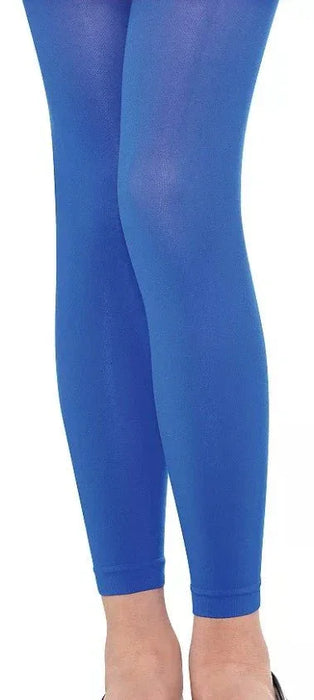 Blue Footless Tights | Child - Zurchers