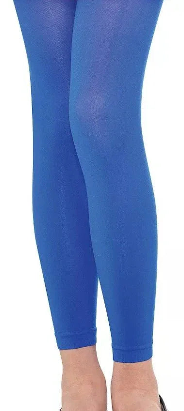 Blue Footless Tights | Child - Zurchers