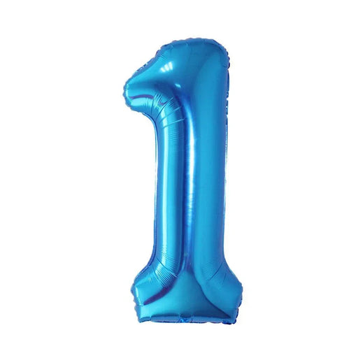 Blue Jumbo Number Balloons 34" | 1 ct - Zurchers