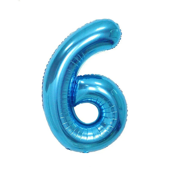 Blue Jumbo Number Balloons 34" | 1 ct - Zurchers