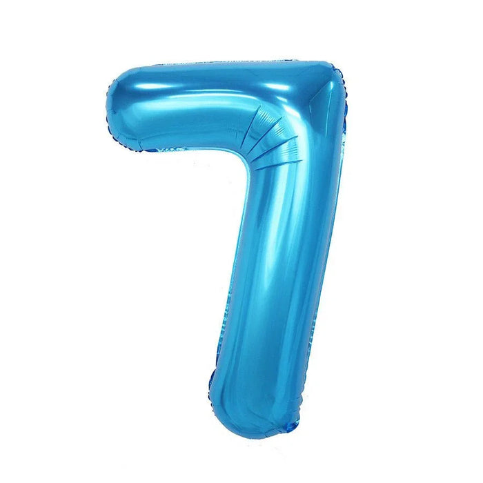 Blue Jumbo Number Balloons 34" | 1 ct - Zurchers