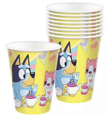 Bluey Paper Cups 9oz | 8ct - Zurchers