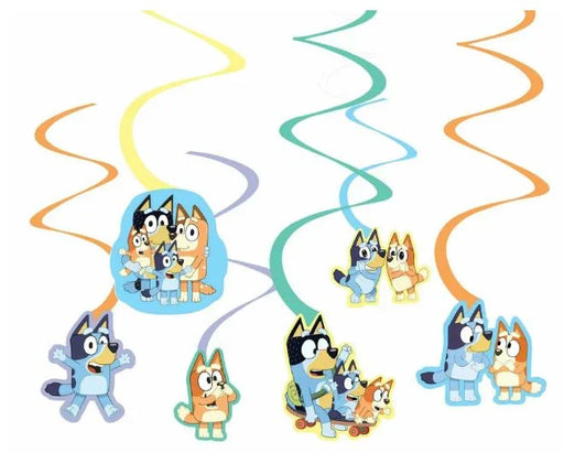 Bluey Swirl Decorations | 12pcs - Zurchers