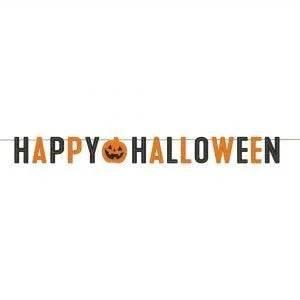 Halloween Felt Happy Halloween Banner | 1ct - Zurchers