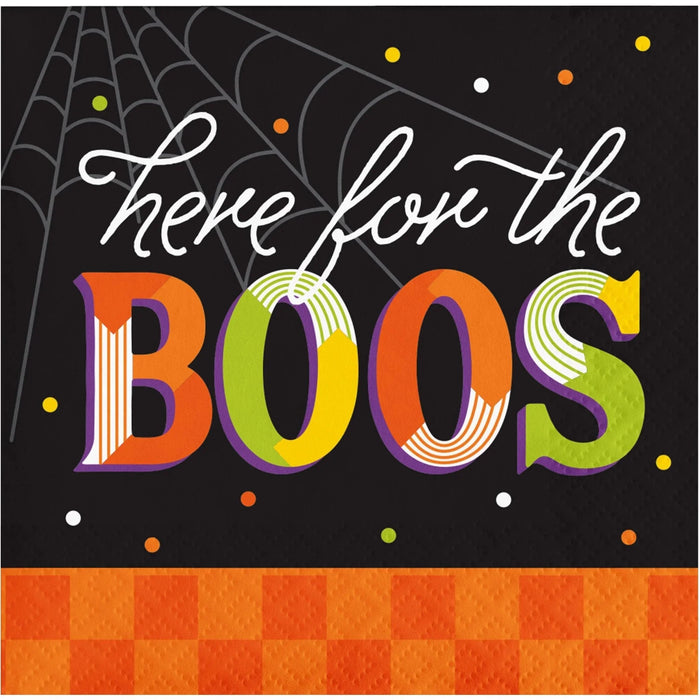 Retro Here For The Boos Beverage Napkins | 16 ct - Zurchers