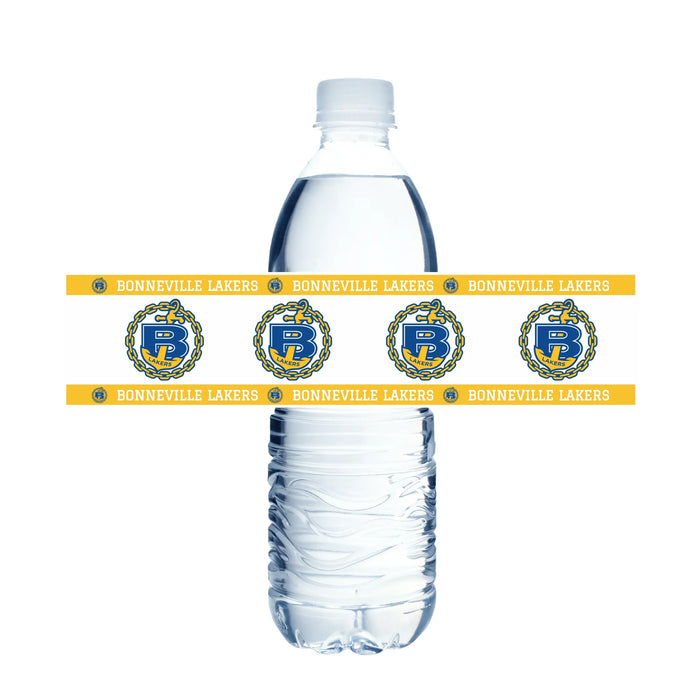 Bonneville High School Water Bottle Labels | 12 ct - Zurchers