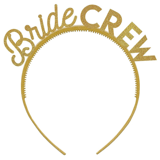 "Bride Crew" Plastic Headband | 6ct - Zurchers