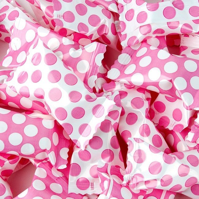 Bright Pink Big Dots Buttermint Creams | 50ct - Zurchers