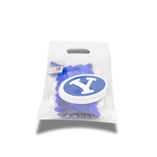 BYU Stretch Y Logo Deco - Fetti 2" | 24 ct - Zurchers