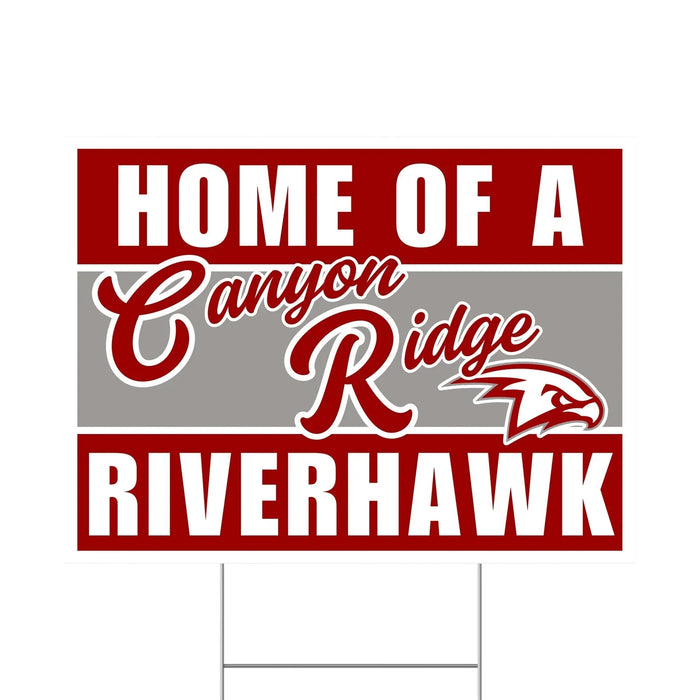 Canyon Ridge High School Spirit Yard Sign 24" x 18" | 1 ct - Zurchers