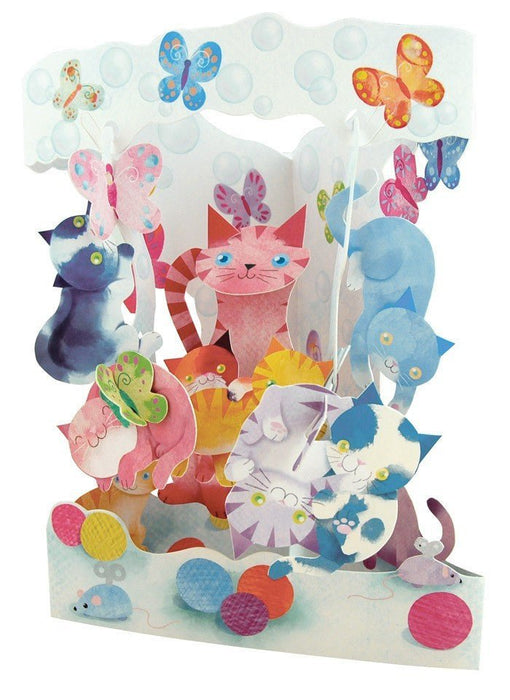 Cat Playing 3 - D Card | 1 ct - Zurchers