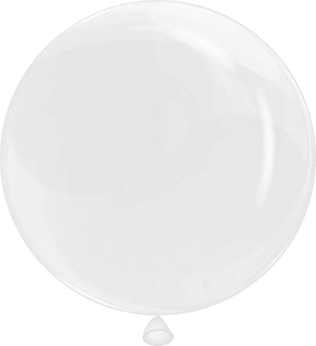 Clear Round SuperShape Bubble Balloon 36" | 1 ct - Zurchers
