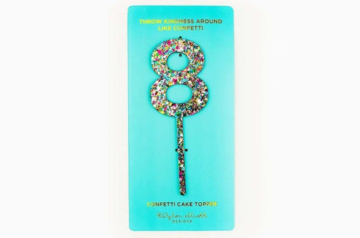 Colorful Confetti Cake Topper 8 | 1ct - Zurchers