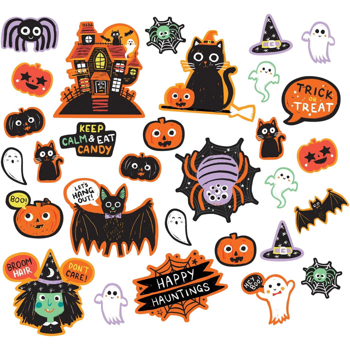 Halloween Spooky Friends Cutouts | 30pcs - Zurchers