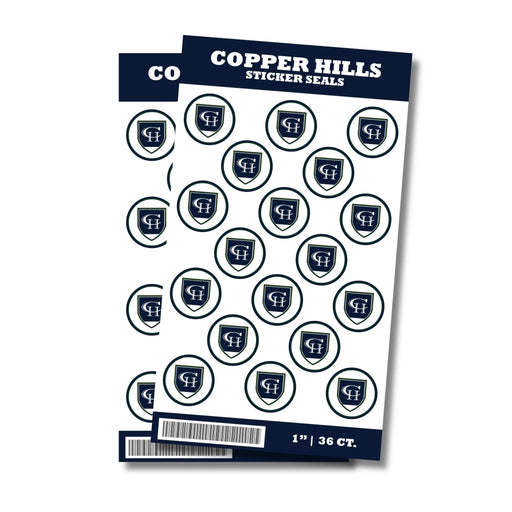 Copper Hills High School Sticker Seal 1" | 36 ct - Zurchers