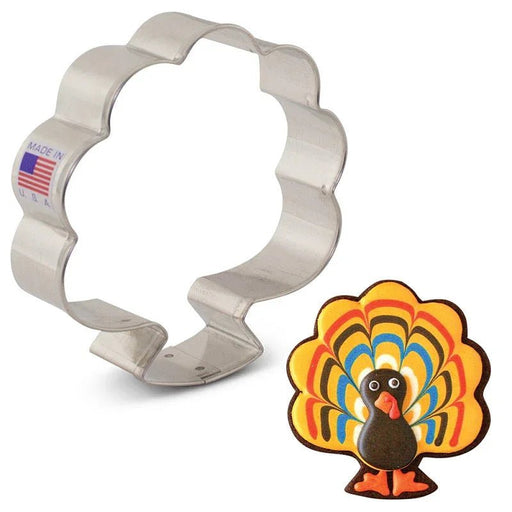 Ann Clark Turkey Front Cookie Cutter | 1 ct - Zurchers