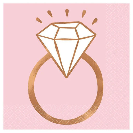 Blush Wedding Luncheon Napkins 16pk | 1 ct - Zurchers