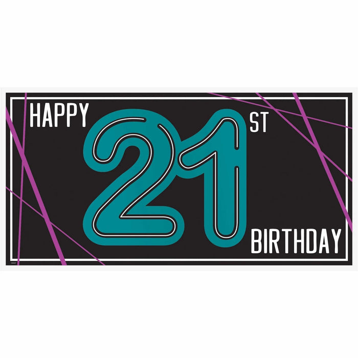 Finally 21 Horizontal Banner | 1 ct - Zurchers