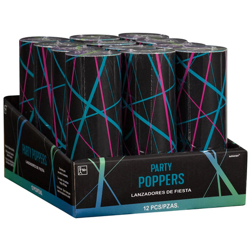 Finally 21 Party Poppers 12pk | 1 ct - Zurchers
