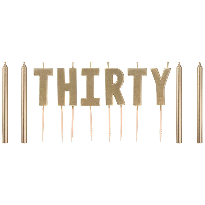 Golden Age 30 Candle Pack 10pcs | 1ct - Zurchers