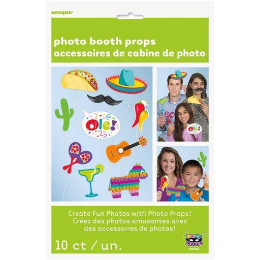 Fiesta Photo Booth Props 10pcs | 1ct - Zurchers