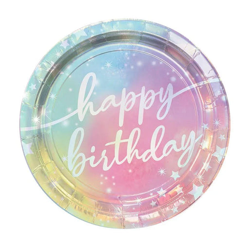 Luminous Birthday Dessert Plates 7" | 8ct - Zurchers