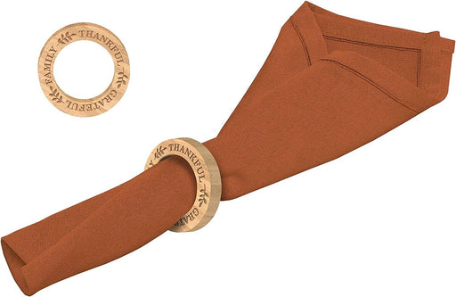 Wood Napkin Rings | 4 ct - Zurchers