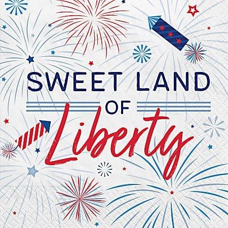 Patriotic Celebration Luncheon Napkins 40pcs | 1ct - Zurchers