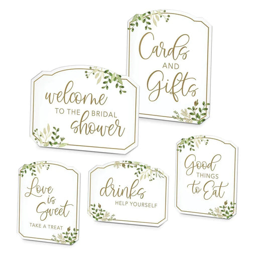 Botanical Greenery Bridal Shower Sign Set | 1ct - Zurchers