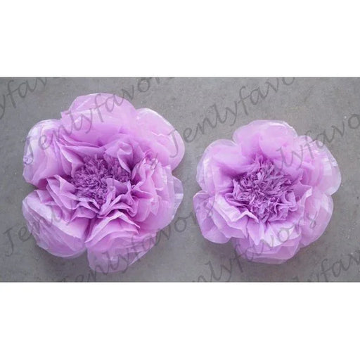 Scallop Shaped Tissue Flower 2pcs | 1ct - Zurchers