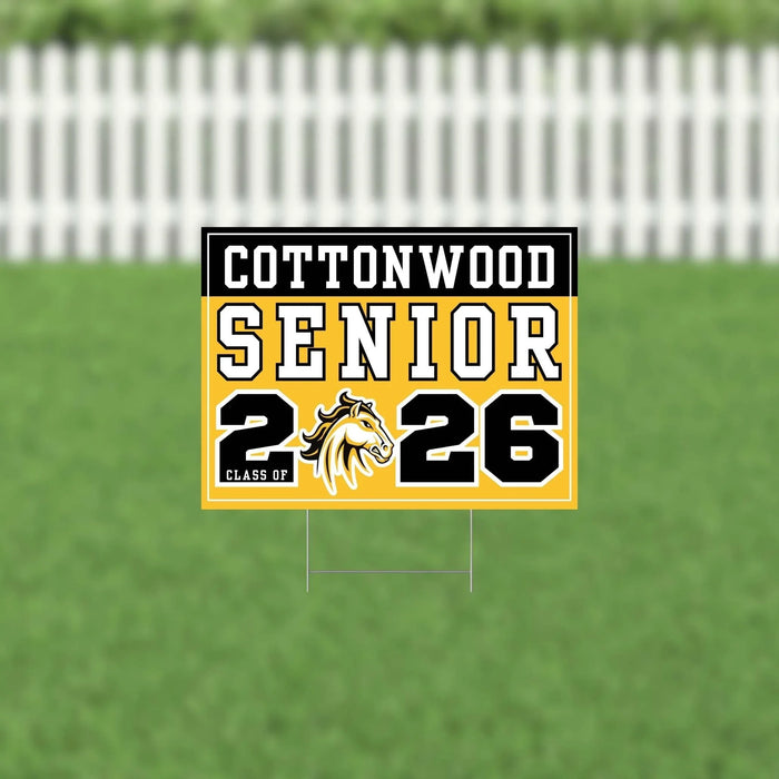 Cottonwood UT 2026 Senior Yard Sign | 1ct - Zurchers