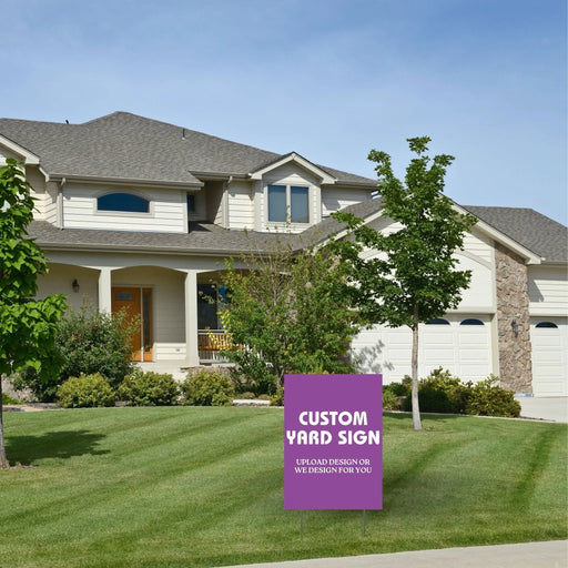 Custom Yard Sign With H Stake | 1 ct - Zurchers