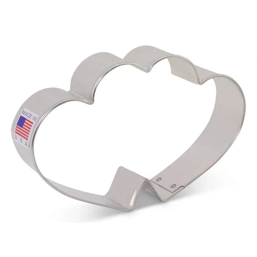 Valentine's Flour Box Bakery's Double Heart Cookie Cutter 3" x 4 5/8" | 1 ct - Zurchers