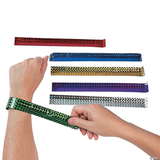 Diamond Metallic Slap Bracelets 9" | 12ct - Zurchers