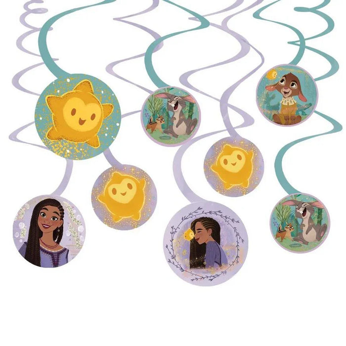 Disney Wish Swirl Decorations | 12ct - Zurchers