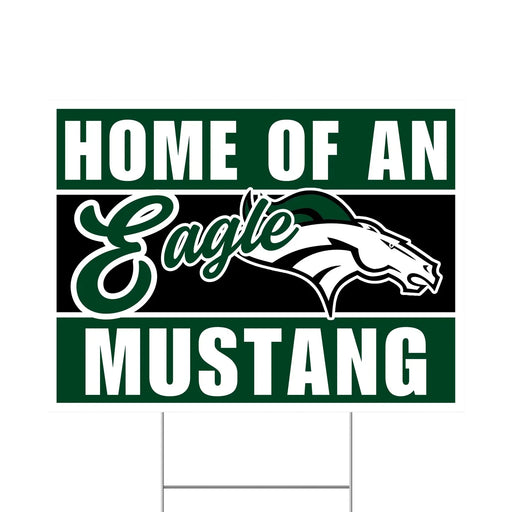 Eagle High School Spirit Yard Sign 24" x 18" | 1 ct - Zurchers