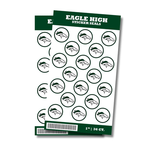 Eagle High School Sticker Seal 1" | 36 ct - Zurchers