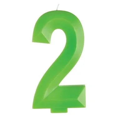 Faceted Number Birthday Candle 5.25" | 1 ct - Zurchers