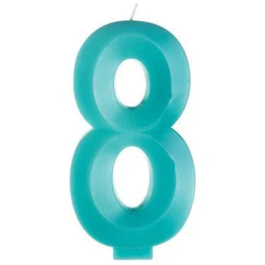 Faceted Number Birthday Candle 5.25" | 1 ct - Zurchers