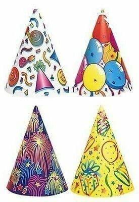 Fancy Party Hats 10" | 8ct - Zurchers