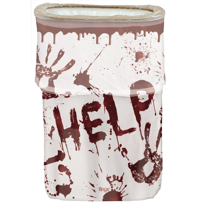 Halloween Bloody Hands Pop - Up Trash Bin 13gal | 1ct - Zurchers