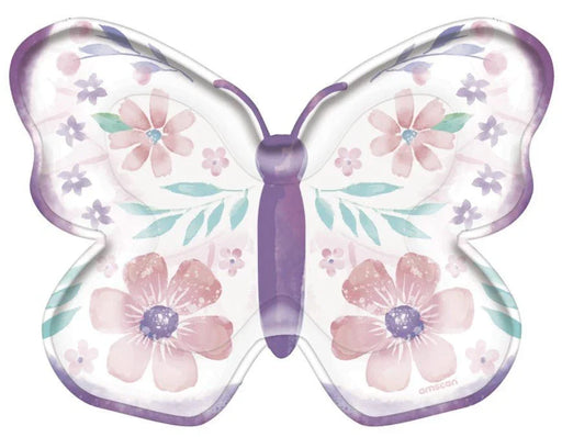 Flutter Butterfly Shaped Small Paper Plates | 8ct - Zurchers