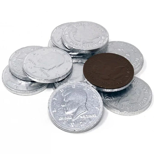 Fort Knox Silver Chocolate Coins 1.5" | 16oz. - Zurchers