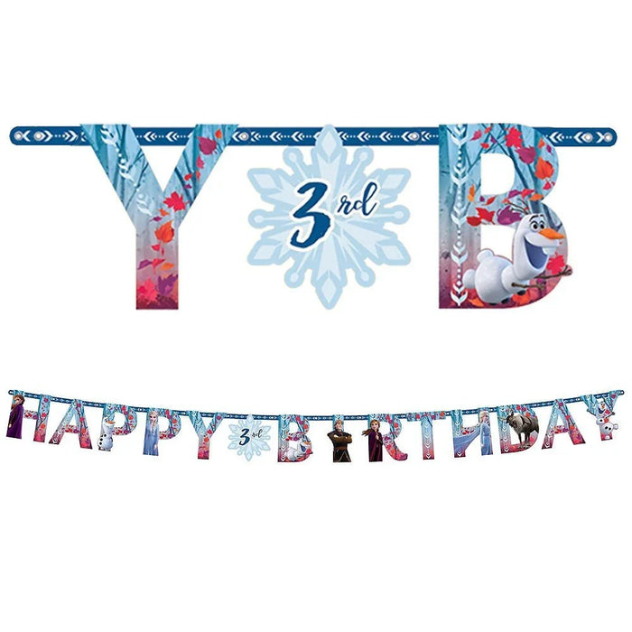 Frozen 2 Party Customizable Jumbo Banner Kit | 1ct - Zurchers