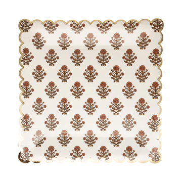 Give Thanks Floral 9" Paper Plate | 8ct - Zurchers