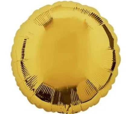 Round Metallic Gold Mylar Balloon 18" | 1ct. - Zurchers