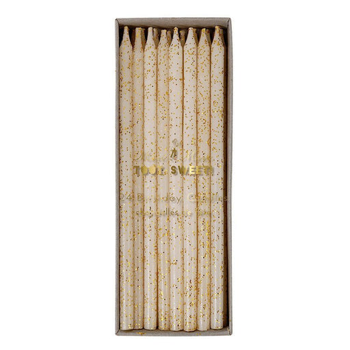 Gold Glitter Candles | 24 ct - Zurchers