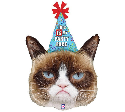 Grumpy Cat Birthday Supershape Mylar Balloon 36" | 1 ct - Zurchers